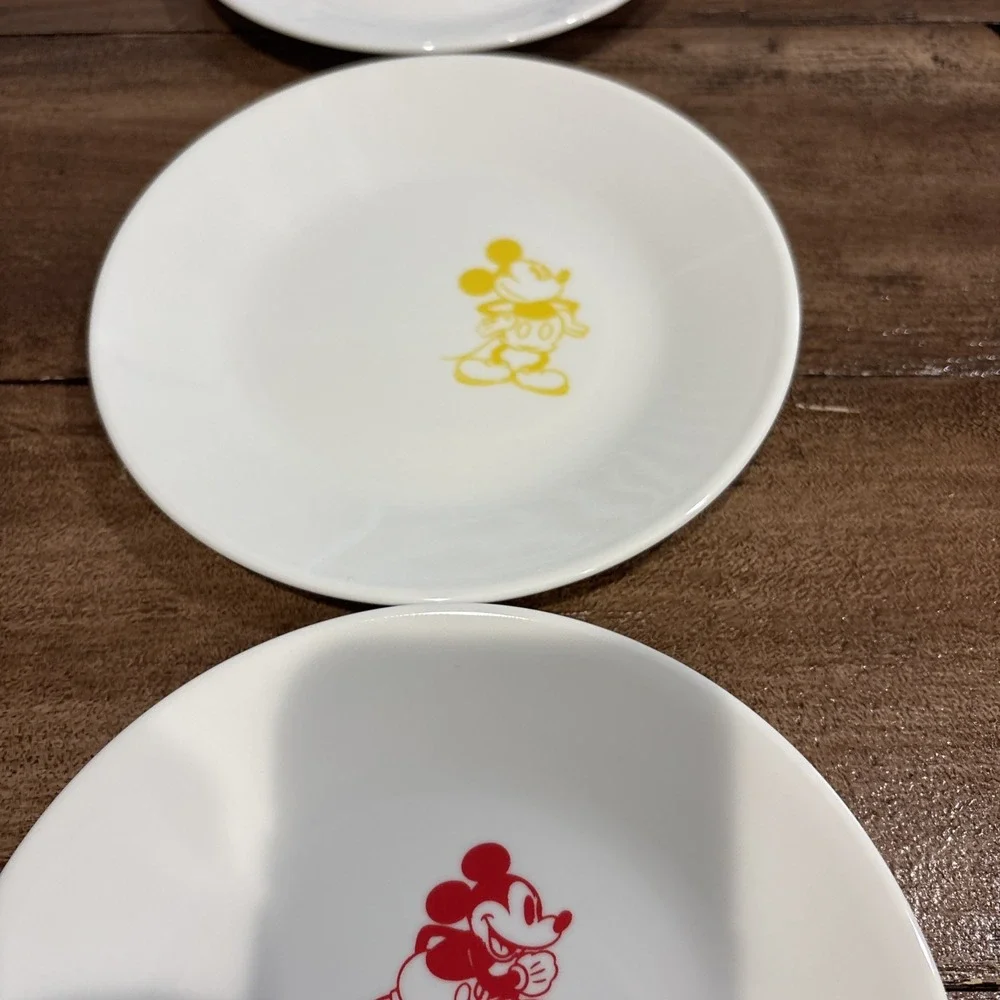 4 Corelle Disney MICKEY MOUSE 6 3/4